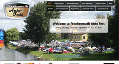Desktop Screenshot of frankenmuthautofest.net